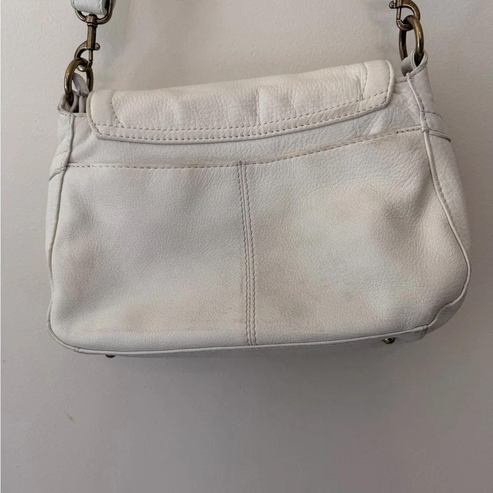 American Leather Co. Marino Crossbody Bag Cream - Picture 4 of 10